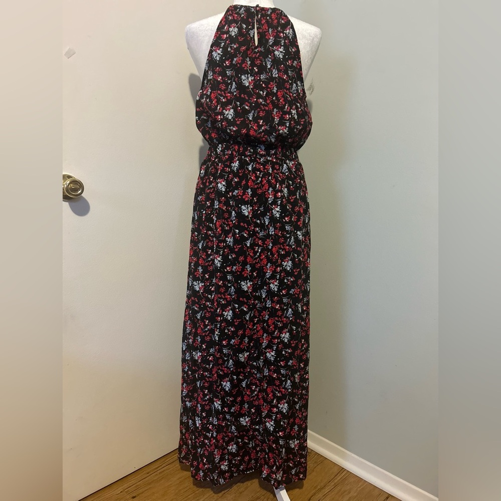 Universal Thread Floral Sleeveless Maxi Dress - Black and Red.Size Medium. - Picture 8 of 11